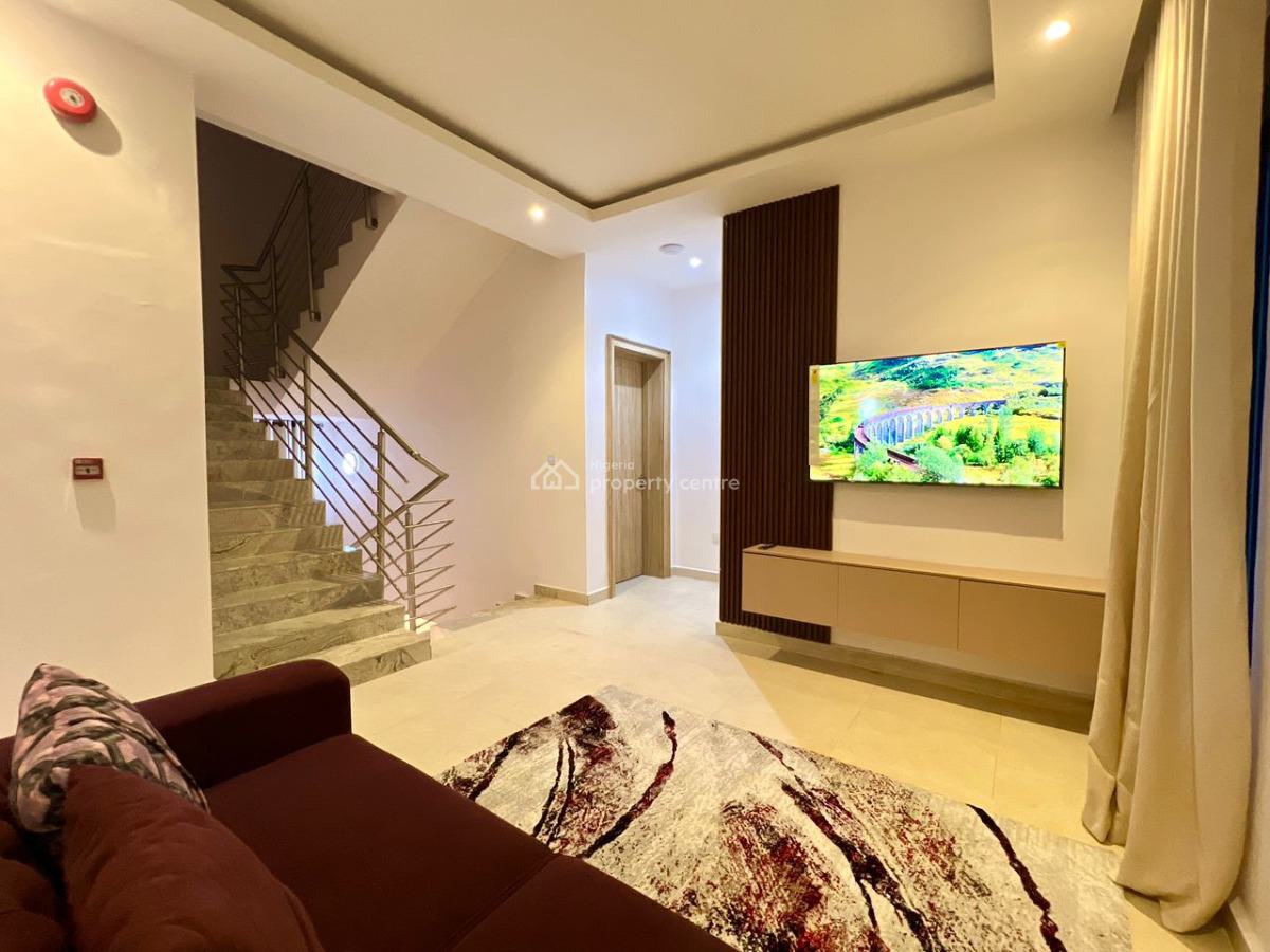 Perfect 4-bedroom Duplex in a Private Self Compound, Alhaji Bashorun, Ikoyi, Lagos, Detached Duplex Short Let