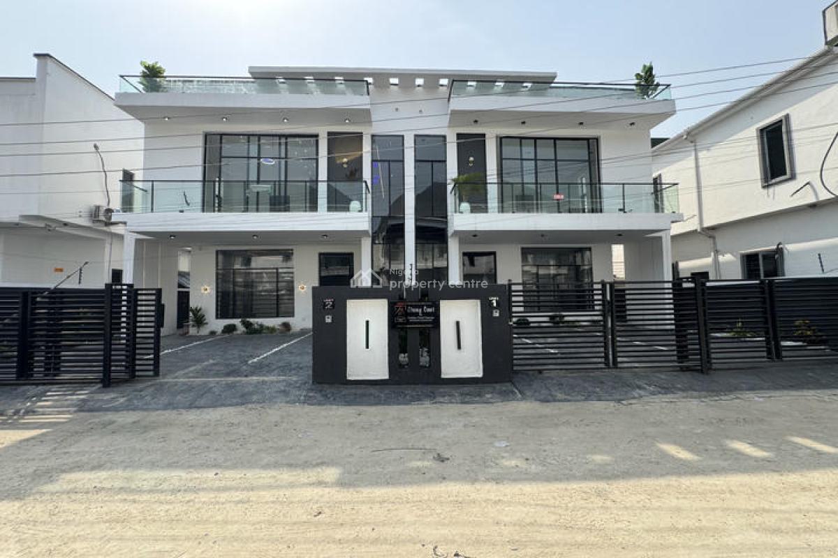 Luxury 4 Bedroom Semi-detached Duplex with Boys Quarter, Ikota, Lekki, Lagos, Semi-detached Duplex for Sale