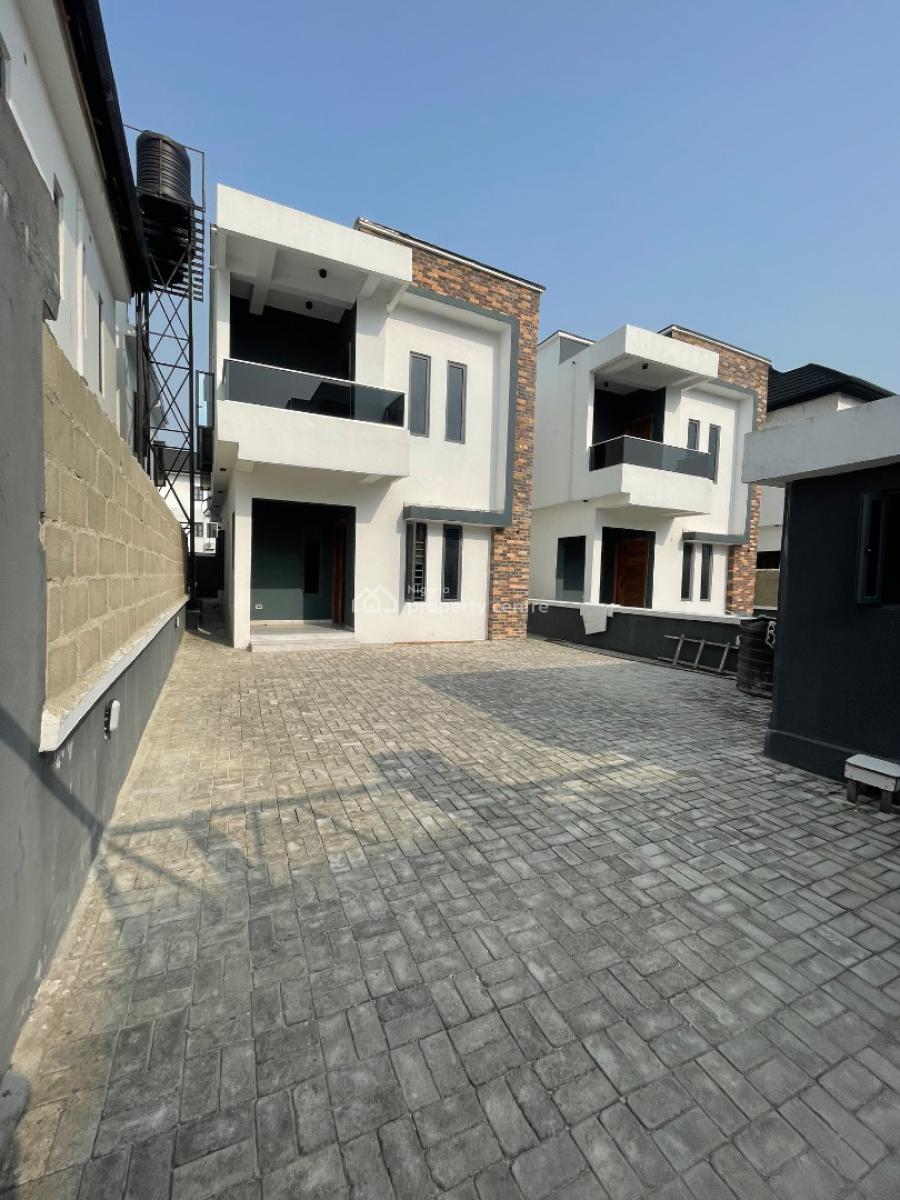 Spacious 4 Bedroom Fully Detached Duplex with Bq and Security House, Ajah, Lagos, Detached Duplex for Sale