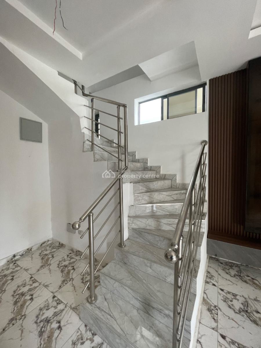 Spacious 4 Bedroom Fully Detached Duplex with Bq and Security House, Ajah, Lagos, Detached Duplex for Sale
