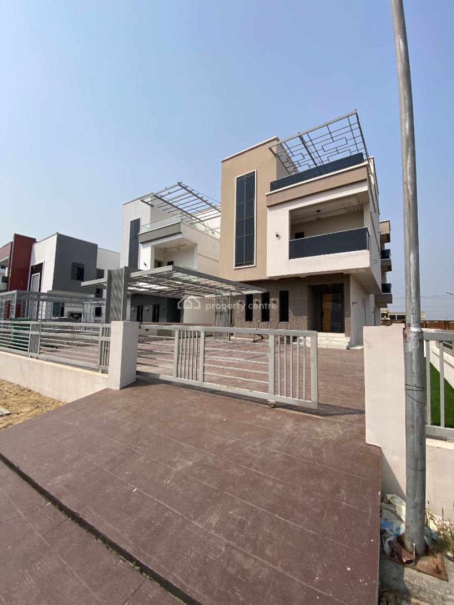 6bedroom Duplex Comes with Cinema and Pool, Gated Secure Estate By Sangotedo Shop Rite, Sangotedo, Ajah, Lagos, Detached Duplex for Sale