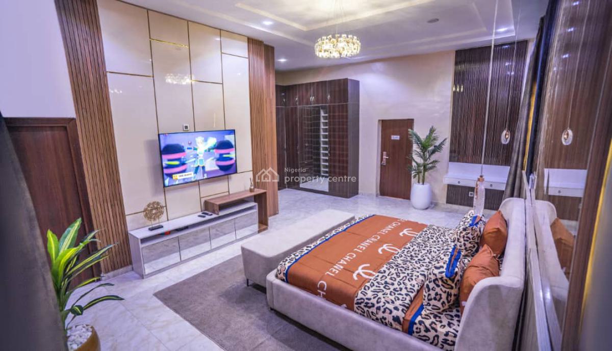 Luxury Furnished 4 Bedroom Duplex in Chevron, Hawau Abikan Street, Chevy View Estate, Lekki, Lagos, Semi-detached Duplex for Rent