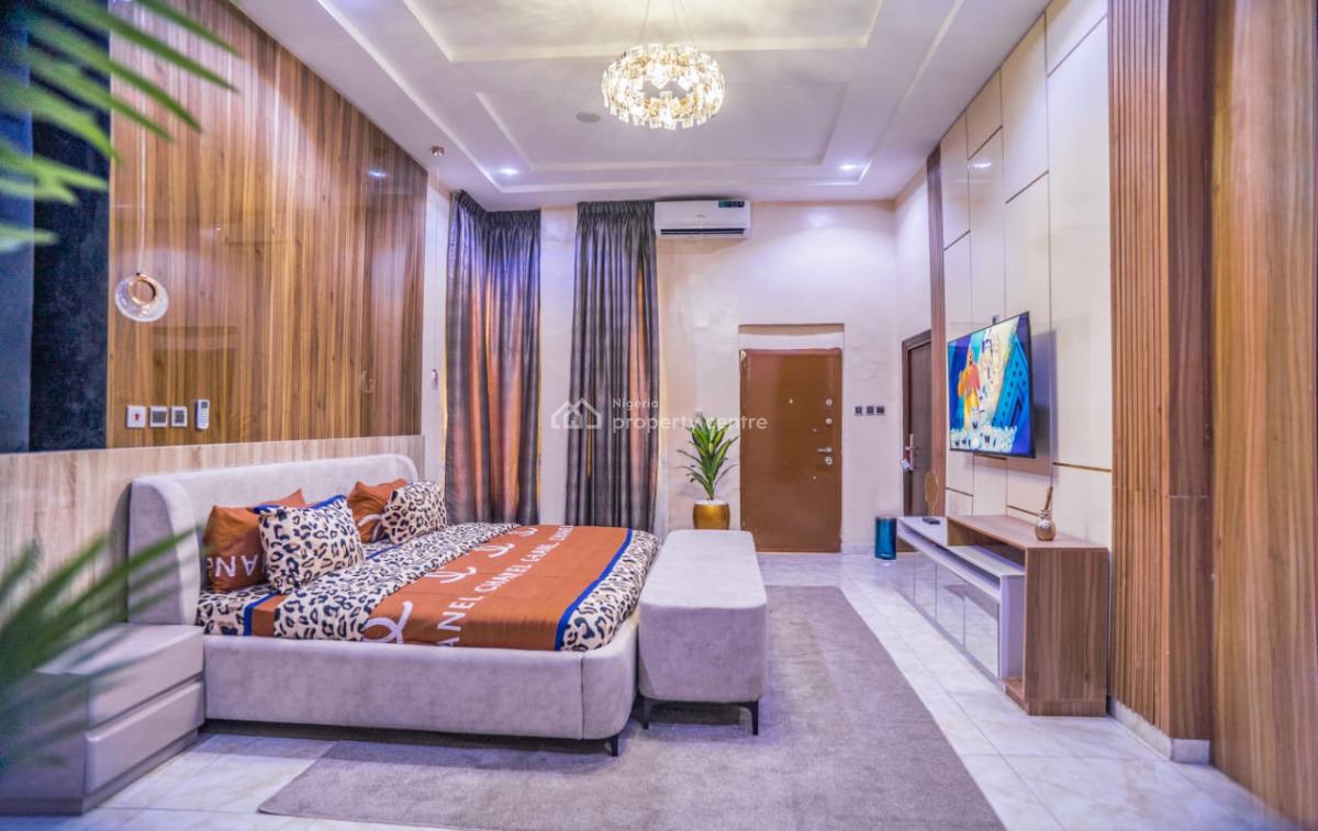 Luxury Furnished 4 Bedroom Duplex in Chevron, Hawau Abikan Street, Chevy View Estate, Lekki, Lagos, Semi-detached Duplex for Rent