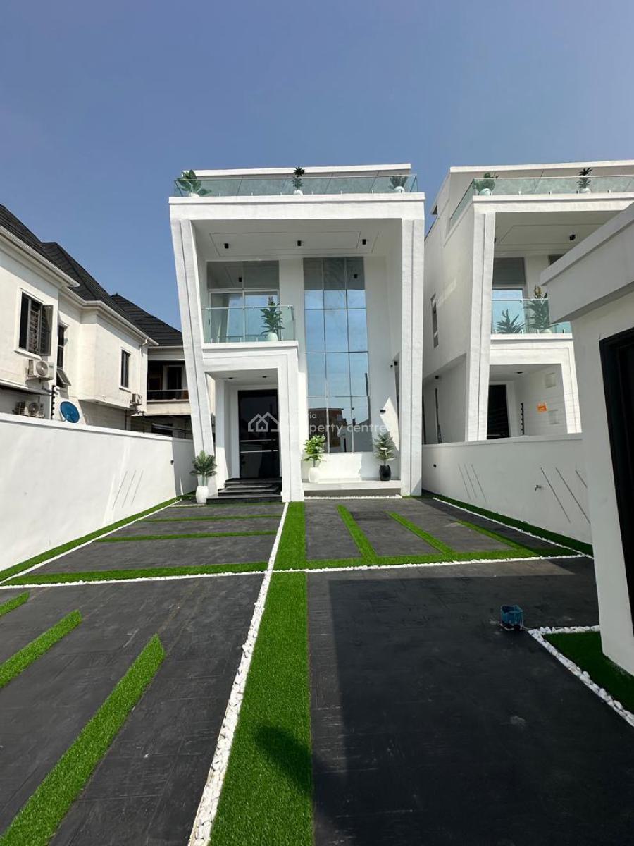 Luxury 5-bedroom Fully Detached House with Bq,pool in a Secure Estate, Ologolo, Lekki, Lagos, Detached Duplex for Sale