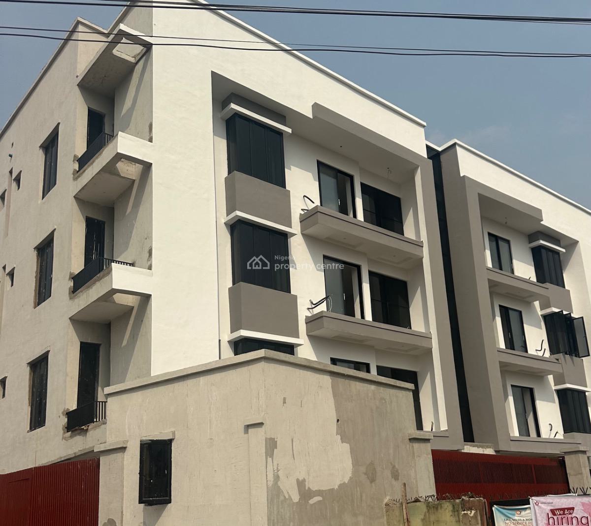 Newly Built to Taste  Luxury 3bedroom Apartment All Rooms En-suite Bq, Secured Environment at Allen Avenue Ikeja, Allen, Ikeja, Lagos, Block of Flats for Sale