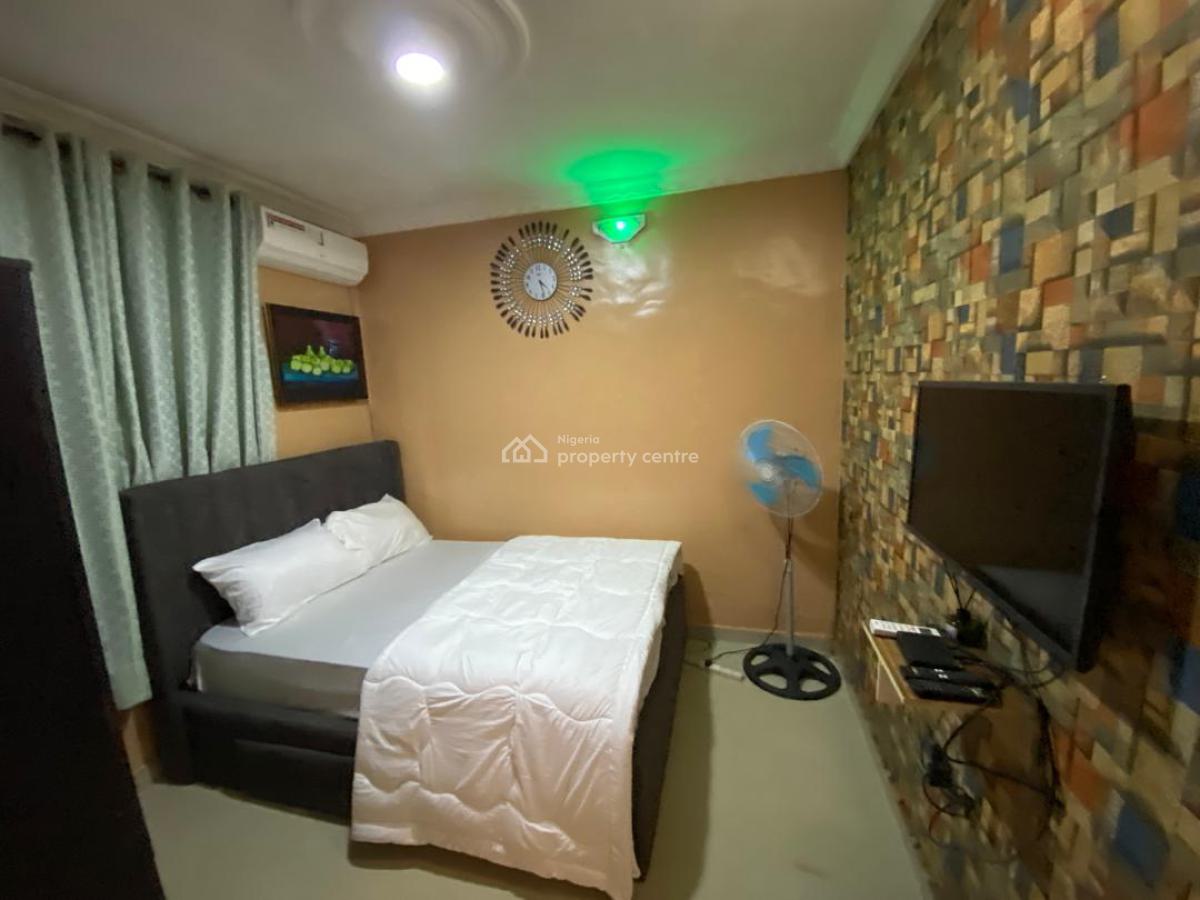 Furnished Two Bed Flat ( Bungalow), Just Two Tenants in The Compound,, Surulere, Lagos, Flat / Apartment for Rent