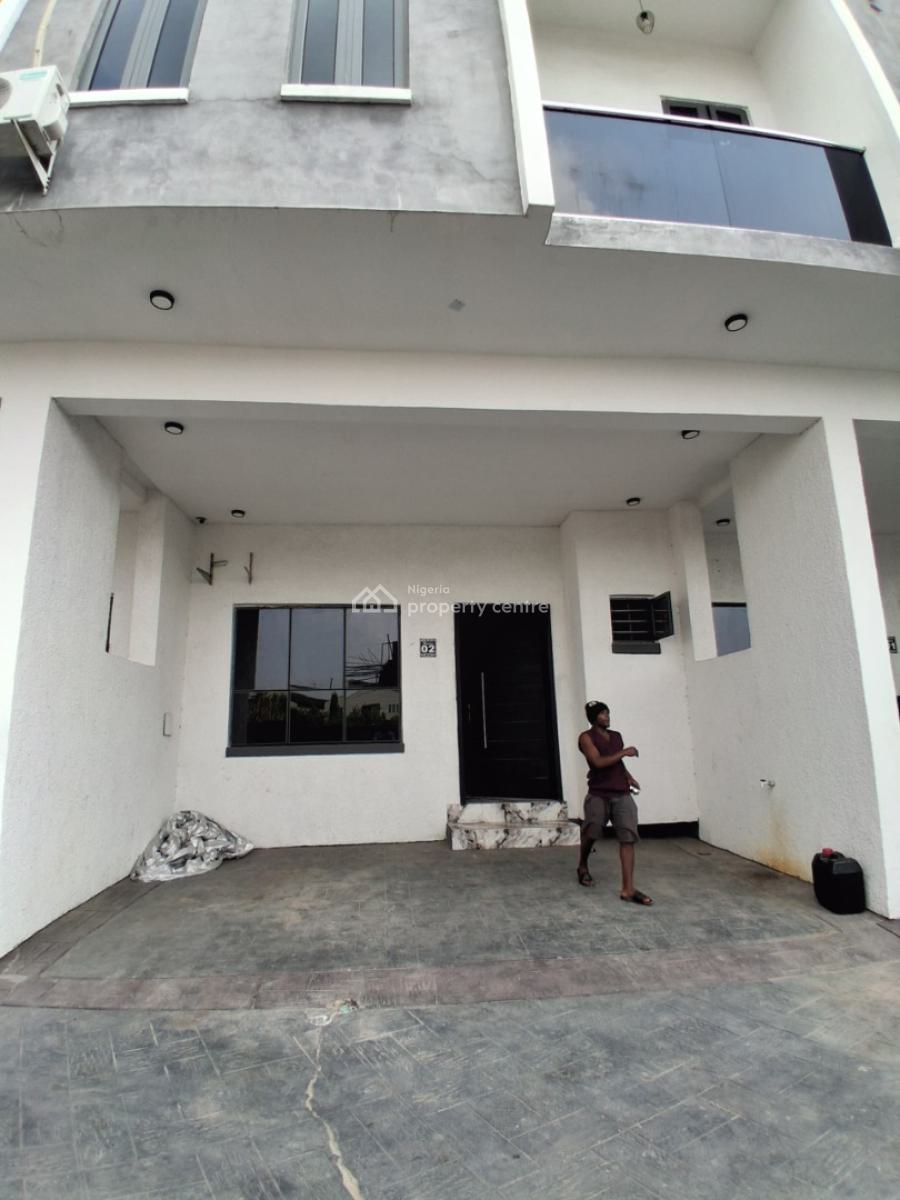 Tastefully Furnished Ensuit 3 Bedroom Terrace House with Bq, Atlantic Nominee Est, Ajah, Lagos, Terraced Duplex for Rent