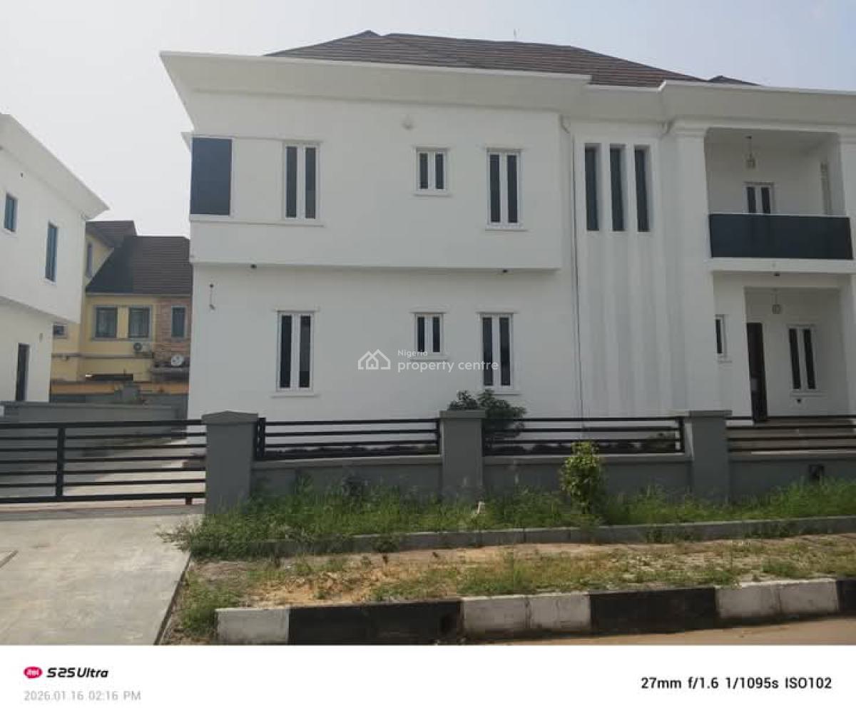 Aesthetically Finished 5bedrooms Detached Duplex  with a Room Bq, Peace Garden City Estate, Lekki / Epe Expressway Sangotedo, Sangotedo, Ajah, Lagos, Detached Duplex for Sale