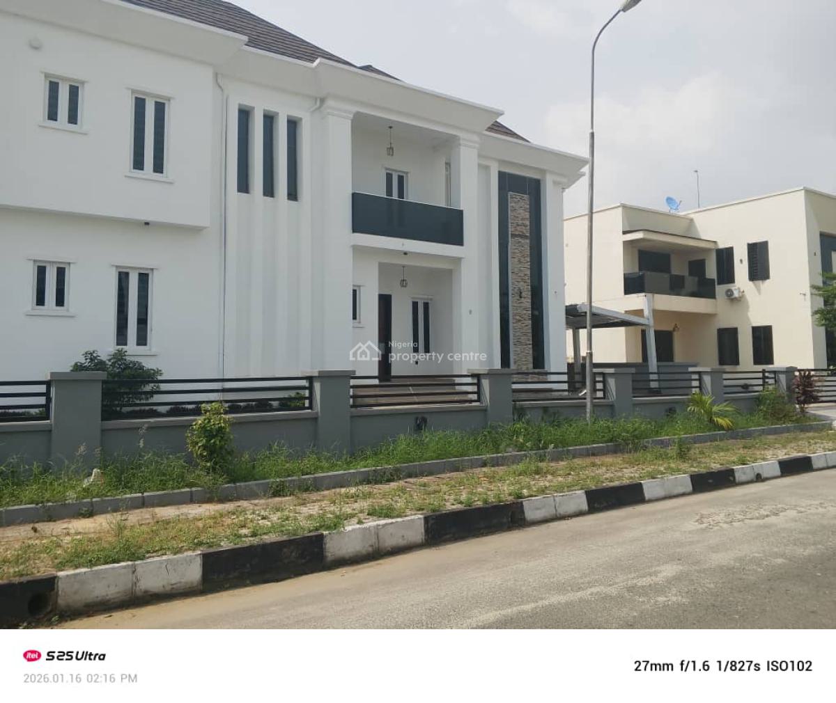 Aesthetically Finished 5bedrooms Detached Duplex  with a Room Bq, Peace Garden City Estate, Lekki / Epe Expressway Sangotedo, Sangotedo, Ajah, Lagos, Detached Duplex for Sale