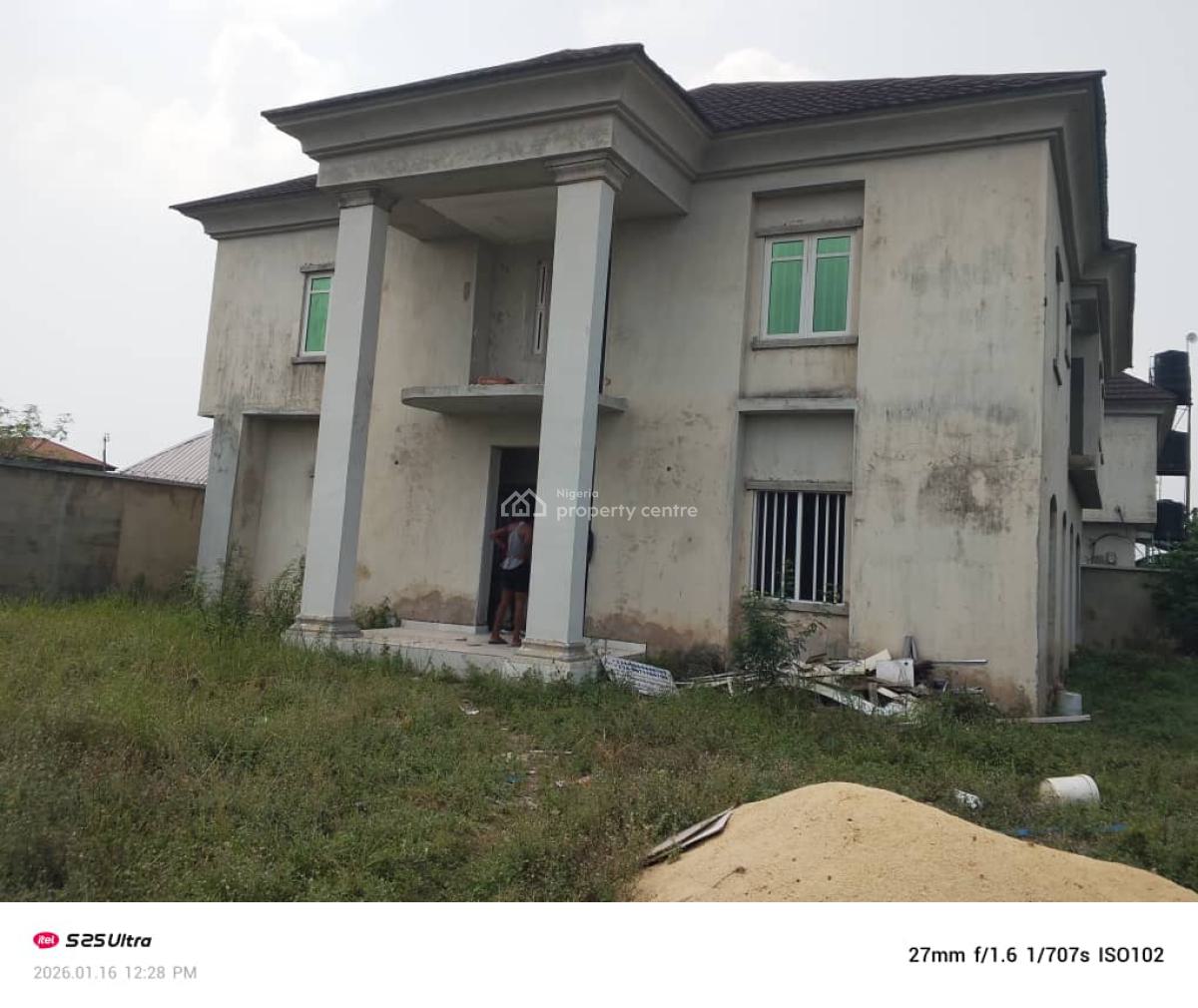 Partially Completed 4 Bedroom Fully Detached Duplex, Off Sola Harrison Street , Lekki. Scheme Ii, Ogombo, Ajah, Lagos, Detached Duplex for Sale