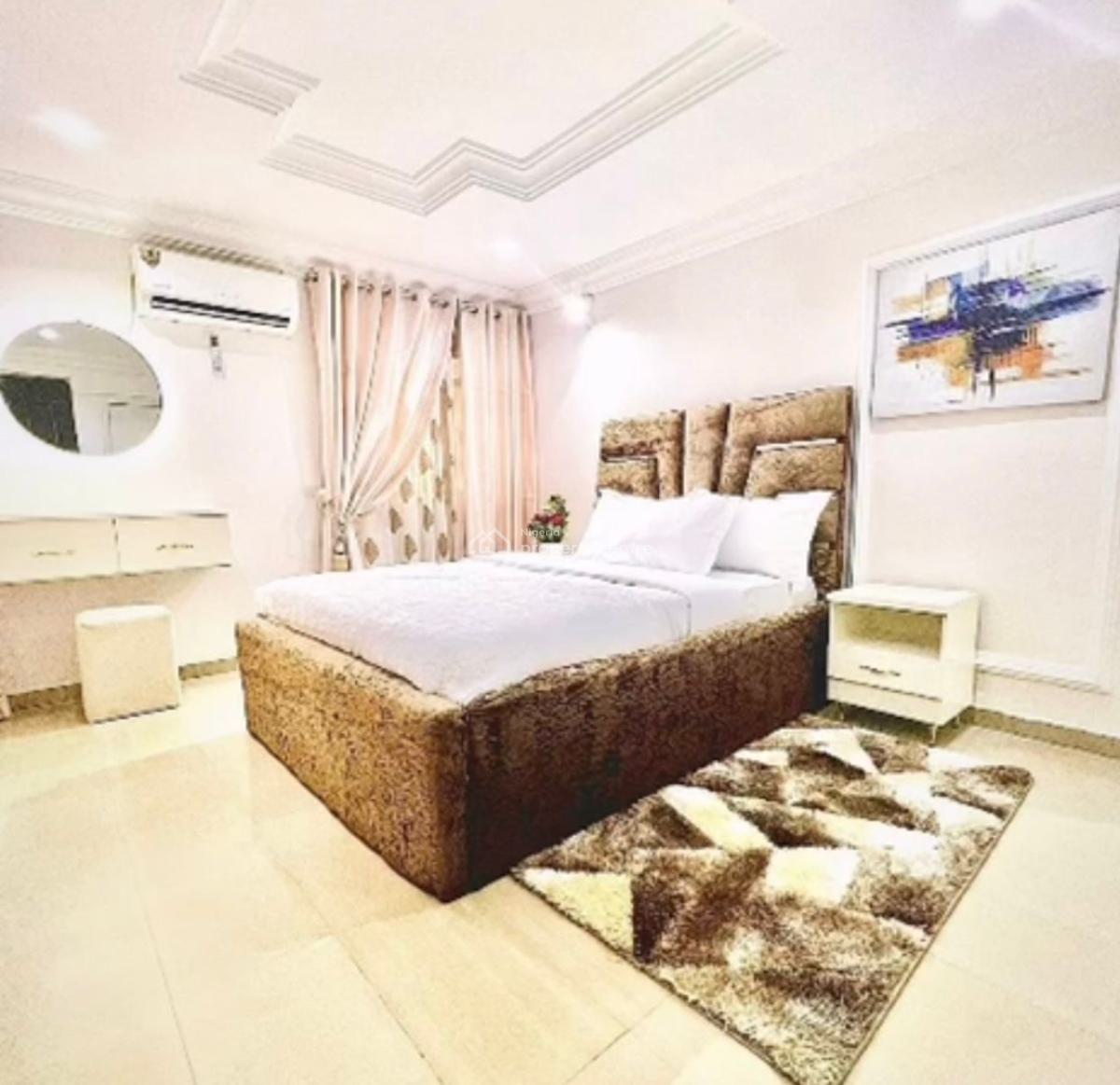 Clean Fully Furnished 2 Bedroon Flat, with Ac,inverter & Generator, Maitama Main, Maitama District, Abuja, Flat / Apartment for Rent