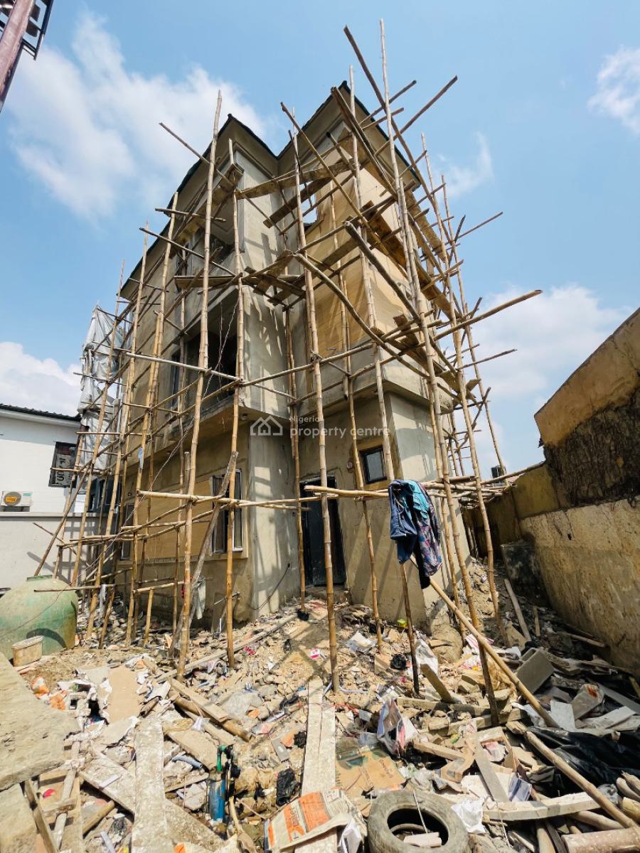 Newly Built 4 Bedroom Detached Duplex Plus Bq,gym Room, Study, Gbagada, Lagos, Detached Duplex for Sale