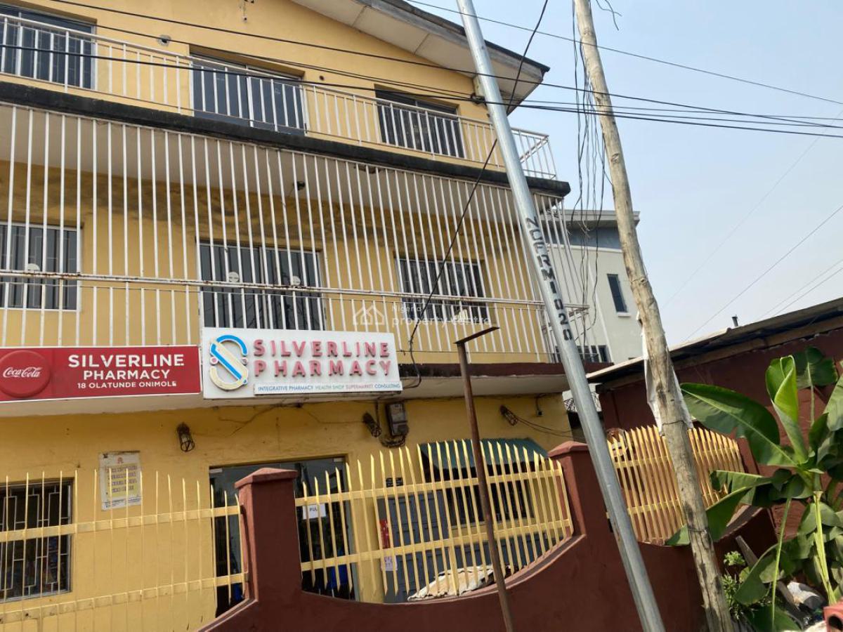 800 Sqm Residential Land with 5 Flats Building on 3 Floors Available, Surulere Road, Animashaun, Surulere, Lagos, Block of Flats for Sale