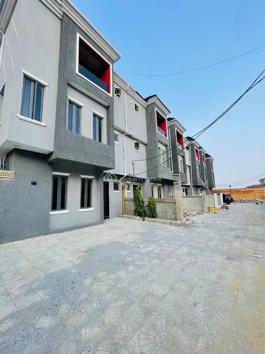 Top Quality 4 Bedroom Terrace Duplex with Study in a Secured Estate, Gbagada, Lagos, Terraced Duplex for Sale