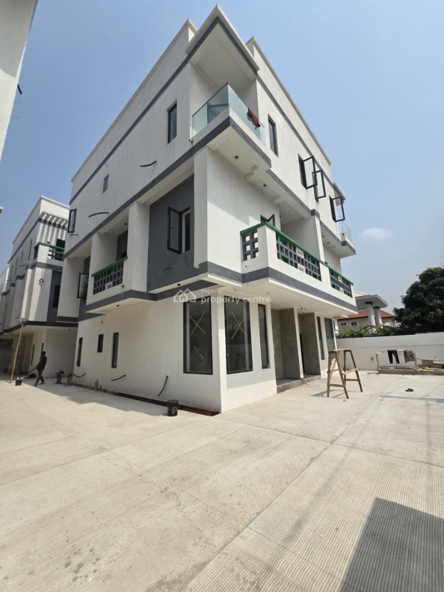 Newly Built Serviced 4 Bedroom Semi-detached House with a Room Bq, Lekki Phase 1, Lekki, Lagos, Semi-detached Duplex for Sale