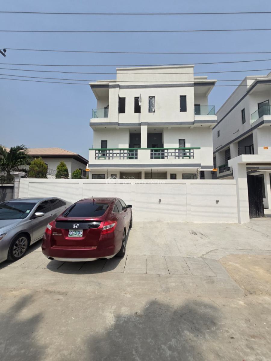 Newly Built Serviced 4 Bedroom Semi-detached House with a Room Bq, Lekki Phase 1, Lekki, Lagos, Semi-detached Duplex for Sale