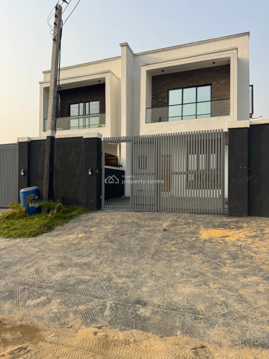 Self Serviced 4 Bedroom Semi Detached Duplex, Mobil, Ajah, Lagos, House for Sale