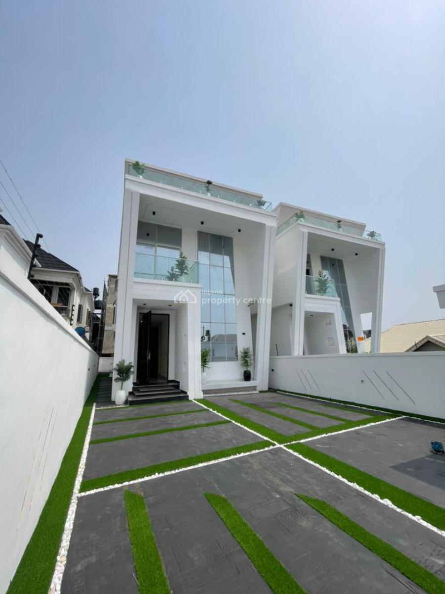 Luxurious 5 Bedroom Detached Duplex with a Bq in a Secure Area, Ologolo, Lekki, Lagos, Detached Duplex for Sale