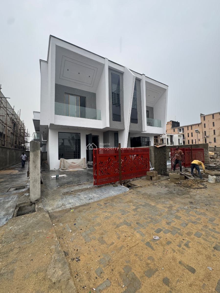 Spacious 4 Bedroom Semi Detached Duplex with Bq, Ikota, Lekki, Lagos, Semi-detached Duplex for Sale
