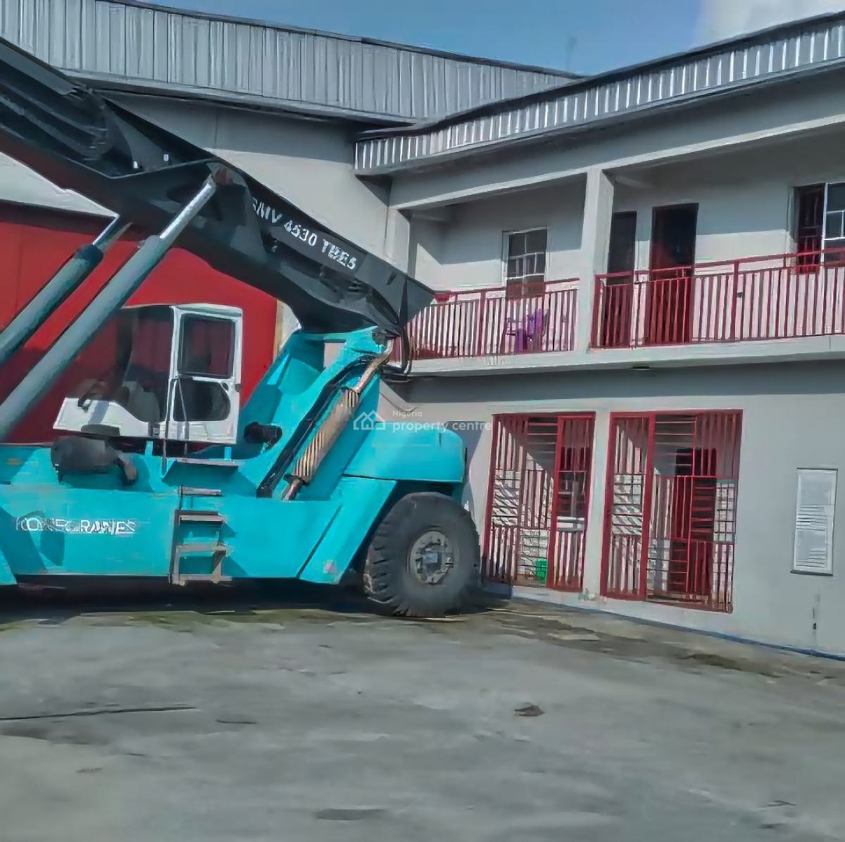 900sqm Warehouse with Offices on 4 Plots of Land, Eliozu, Port Harcourt, Rivers, Warehouse for Sale