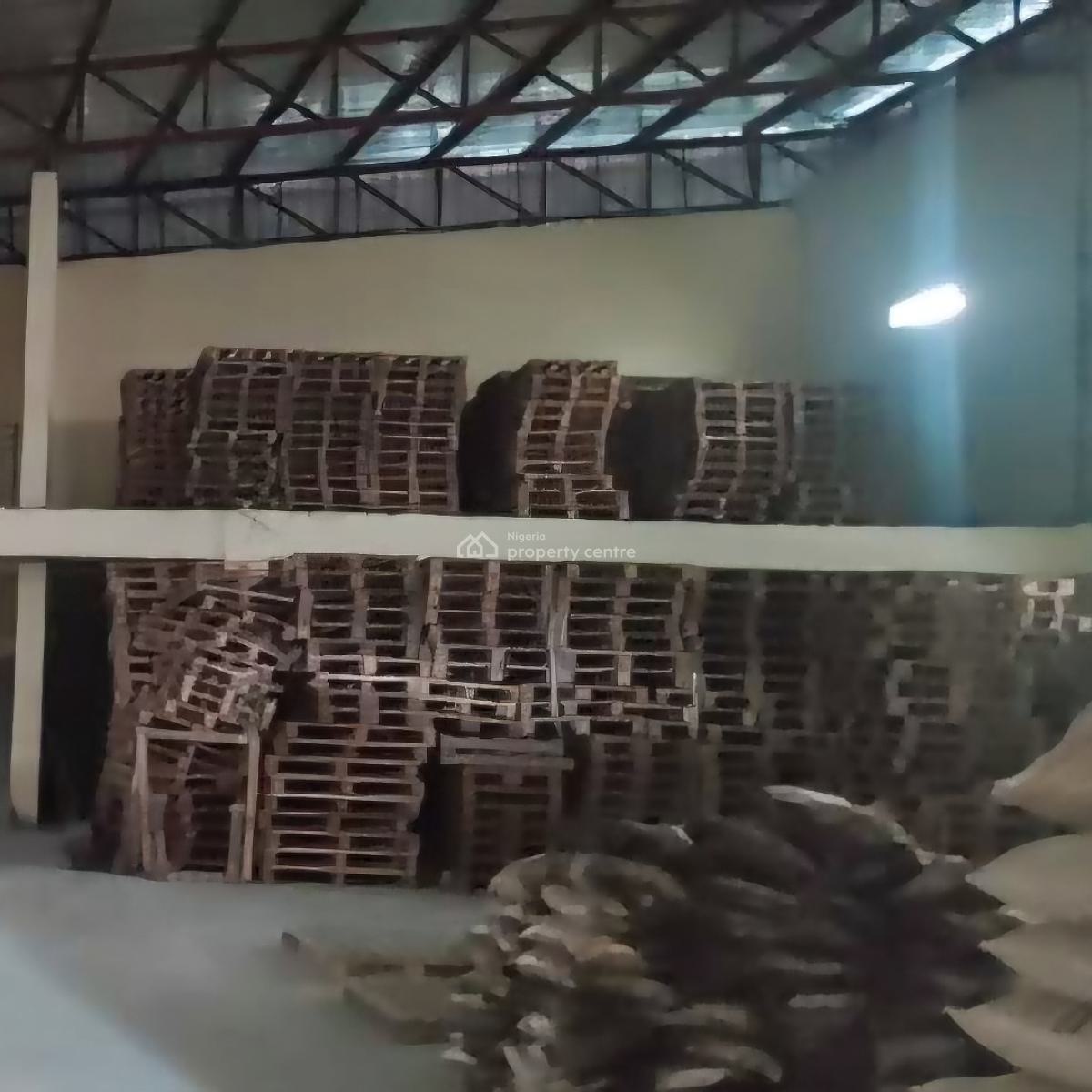 900sqm Warehouse with Offices on 4 Plots of Land, Eliozu, Port Harcourt, Rivers, Warehouse for Sale