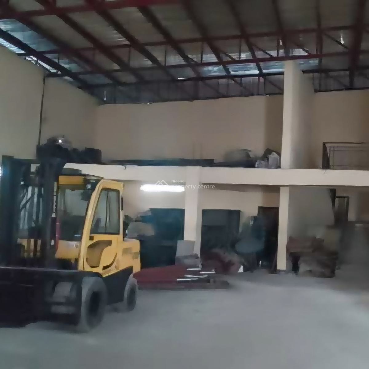 900sqm Warehouse with Offices on 4 Plots of Land, Eliozu, Port Harcourt, Rivers, Warehouse for Sale