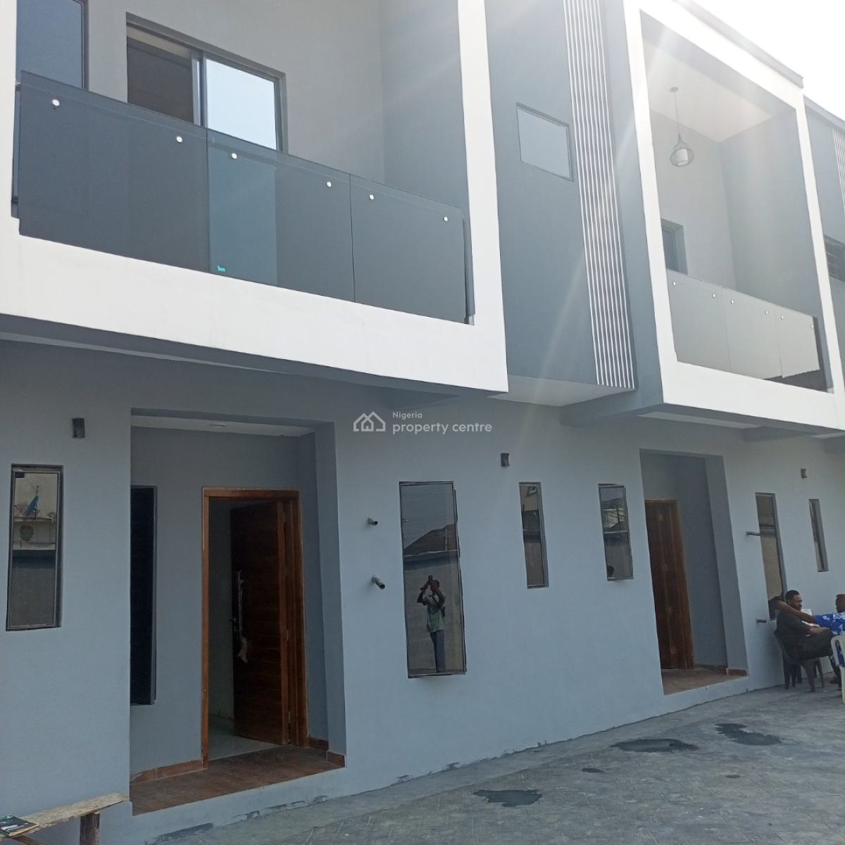 Newly Built and Luxurious 4 Bedrooms Terraced Duplex with a Bq, Lekki Pennusula Scheme 2, Abraham Adesanya, Ogombo, Ajah, Lagos, Terraced Duplex for Sale