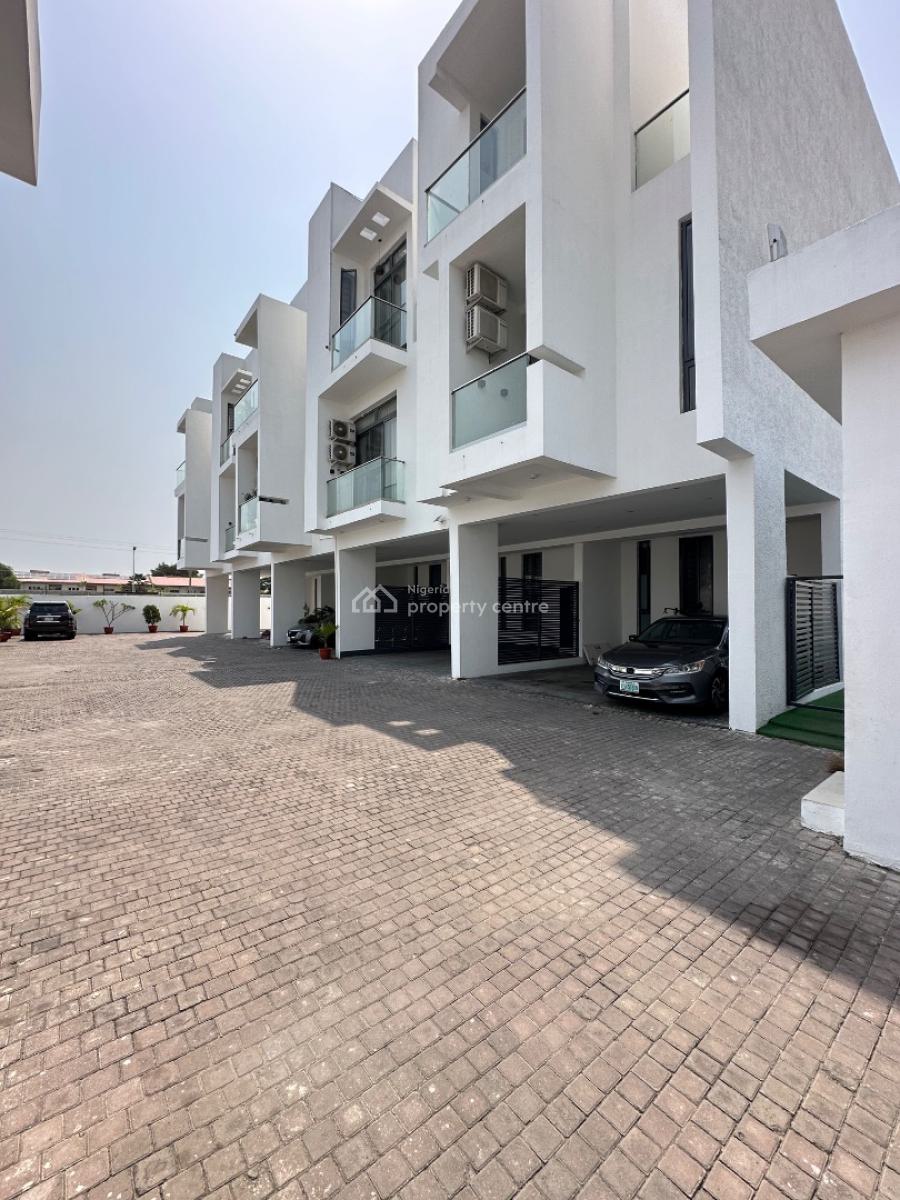 Contemporary 4 Bedroom Terraced Duplex with Bq, Lekki Phase 1, Lekki, Lagos, Terraced Duplex for Sale