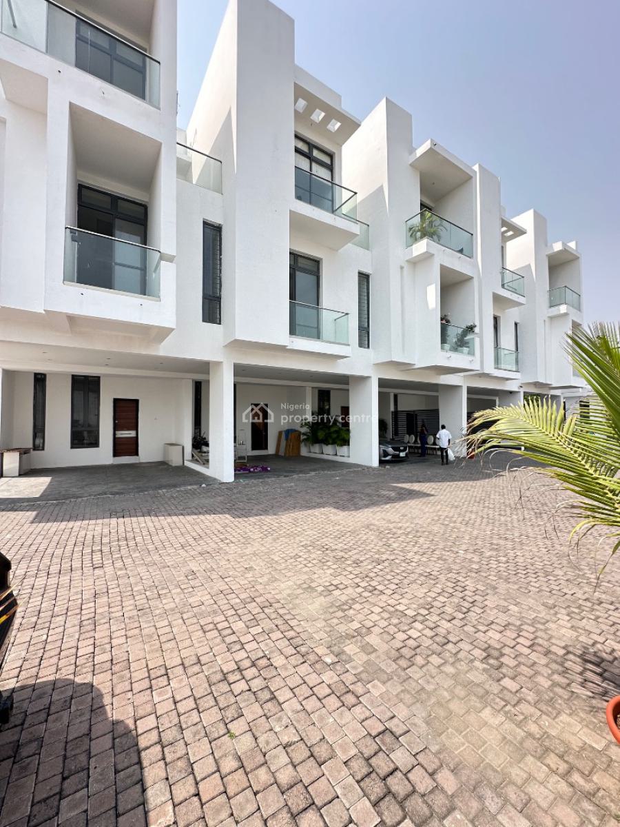 Contemporary 4 Bedroom Terraced Duplex with Bq, Lekki Phase 1, Lekki, Lagos, Terraced Duplex for Sale