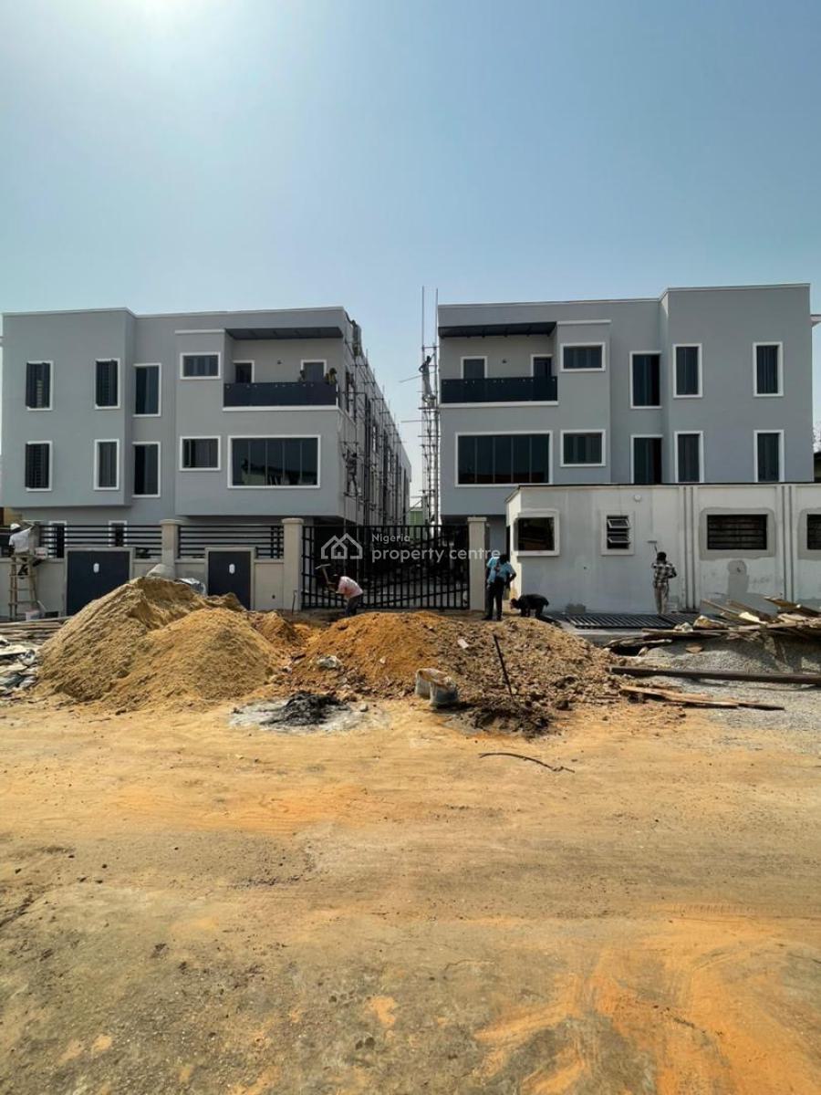 Luxury Fully Fitted 4 Bedrooms Terrace -duplex House with Bq, Ogba, Ikeja, Lagos, Terraced Duplex for Sale