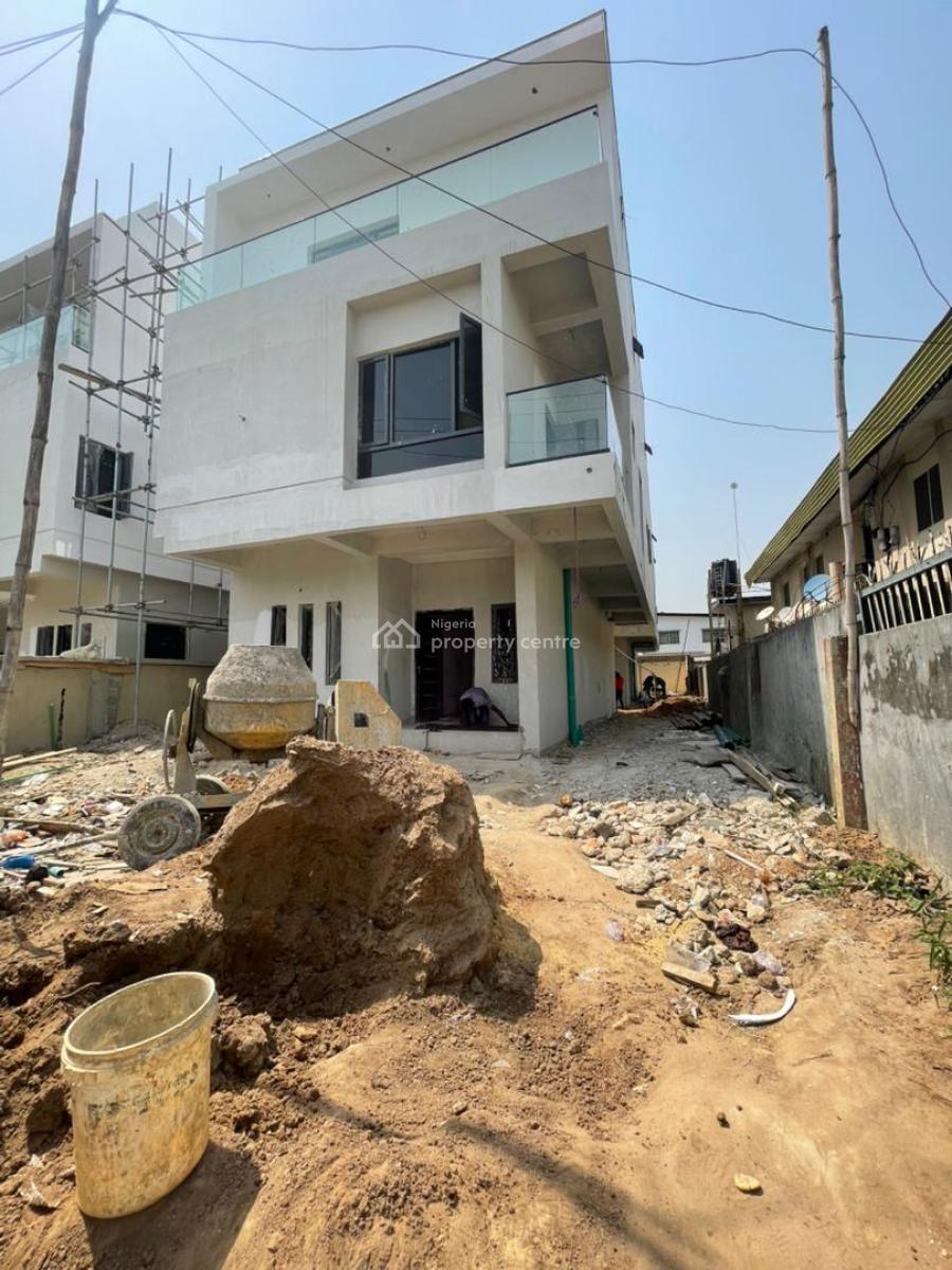 Luxury Fully Fitted 4 Bedrooms Fully Detached-duplex House with a Bq, Ikeja, Lagos, Detached Duplex for Sale