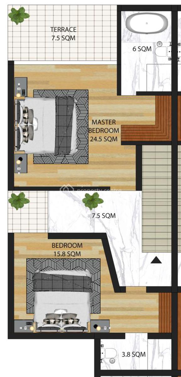 Off Plan Luxurious 2 Bedroom Apartments with Bq & World Class Amenitie, Lekki Phase 1, Lekki, Lagos, Flat / Apartment for Sale