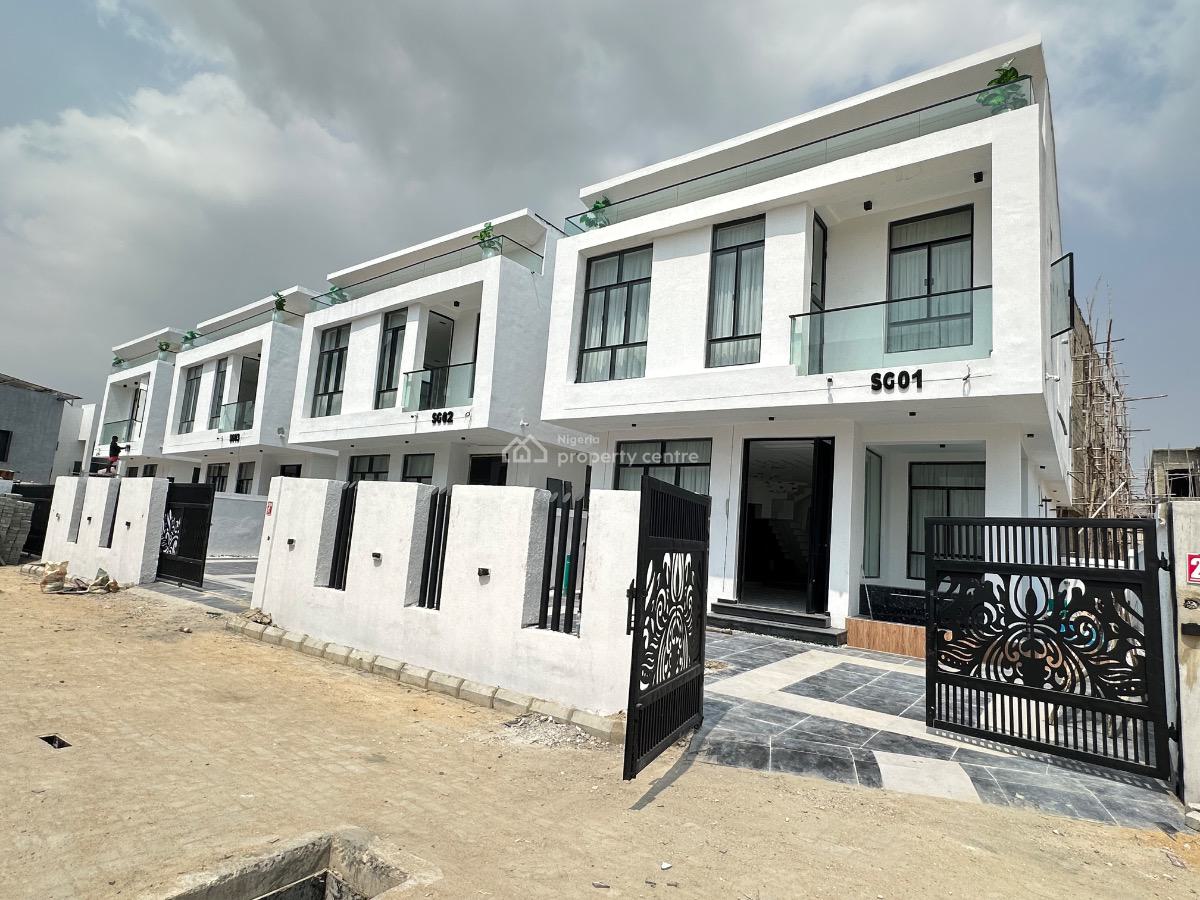 Pristine 5 Bedroom Detached Duplex with Swimming Pool & Bq, Chevron Tollgate, Lekki, Lagos, Detached Duplex for Sale
