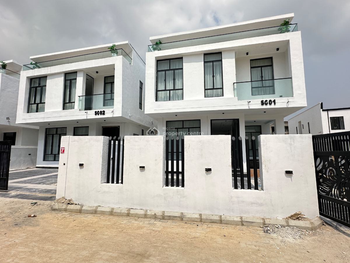 Pristine 5 Bedroom Detached Duplex with Swimming Pool & Bq, Chevron Tollgate, Lekki, Lagos, Detached Duplex for Sale