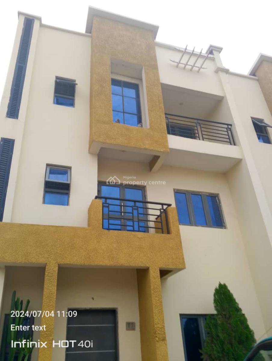 4 Bedroom Terraced Duplex with Bq, Lento Aluminum, Life Camp, Abuja, Terraced Duplex for Rent