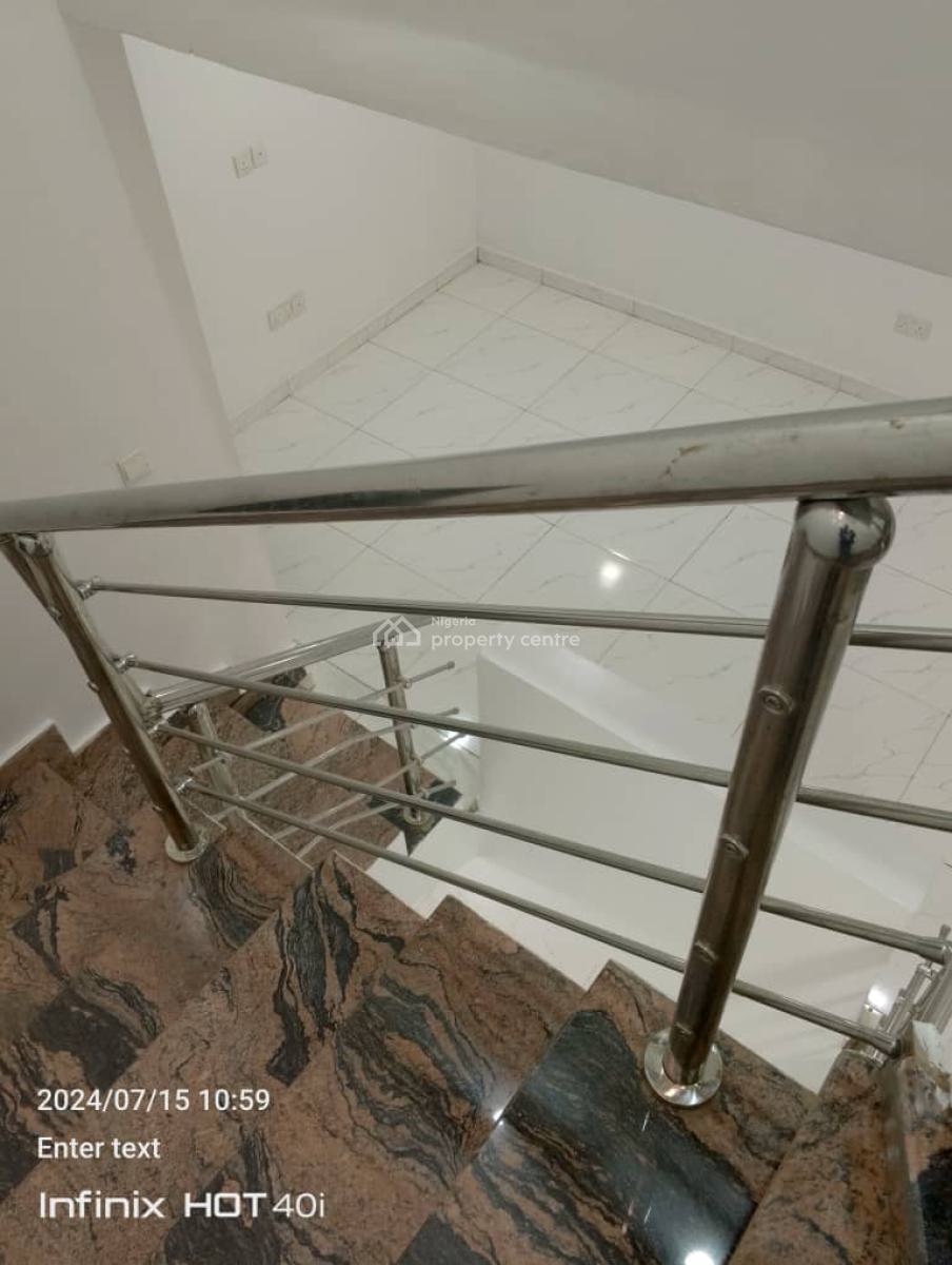 4 Bedroom Terraced Duplex with Bq, Lento Aluminum, Life Camp, Abuja, Terraced Duplex for Rent