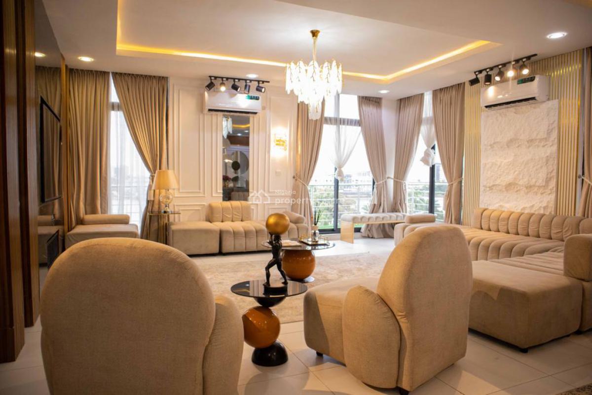 Fully Furnished 3 Bedroom Flat with Bq Pool Gym, Off Raymond Njoku, Ikoyi, Lagos, Flat / Apartment for Rent