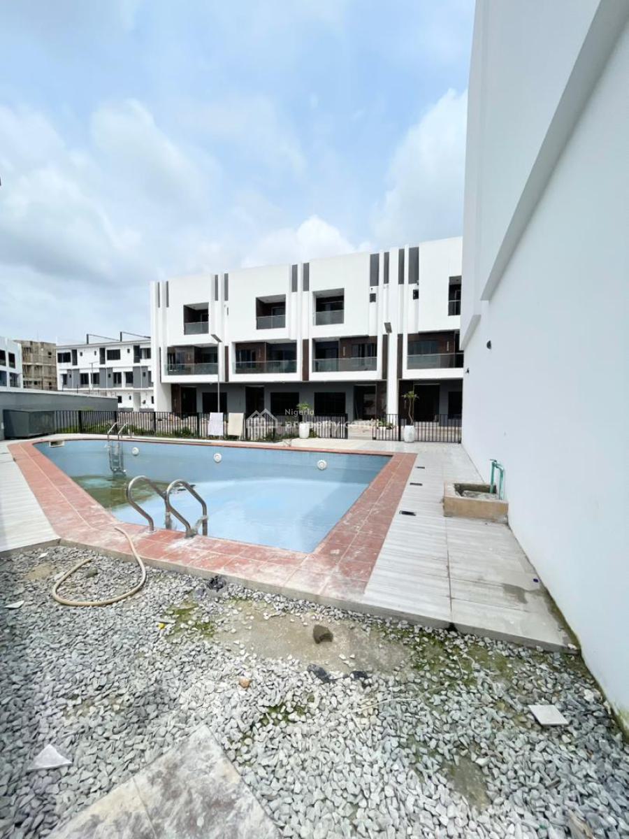 Luxury 4 Bedroom Terrace Duplex with Pool & 24/7 Light, Lekki Phase 1, Lekki, Lagos, Terraced Duplex for Rent