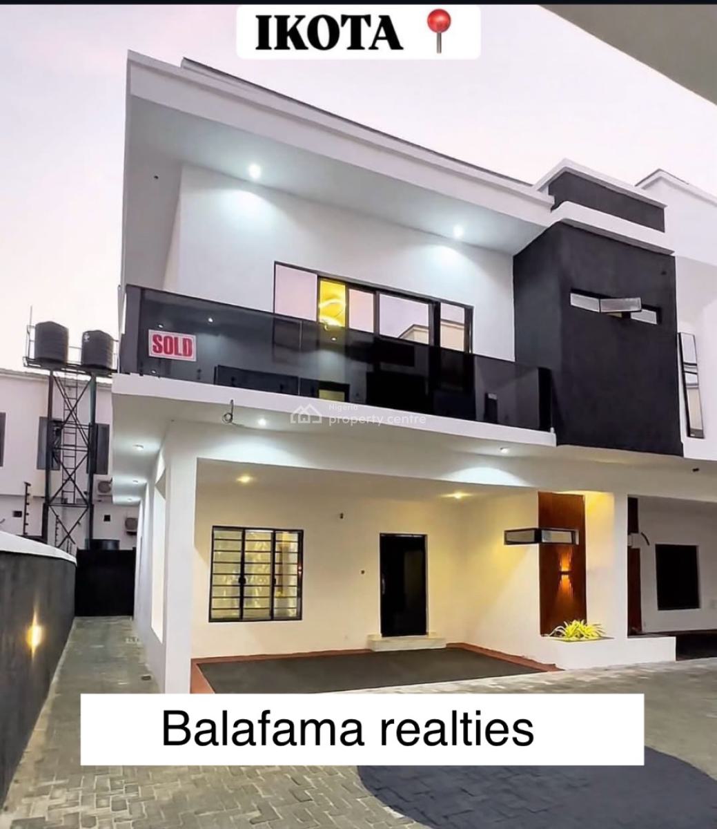 3 Bedroom Terrace + Bq, Ikota, Lekki, Lagos, Terraced Duplex for Sale