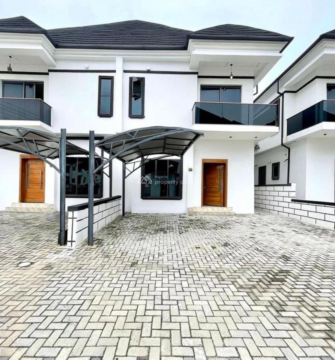 Lovely 4 Bedrooms Duplex with Bq, Ikota, Lekki, Lagos, Semi-detached Duplex for Rent