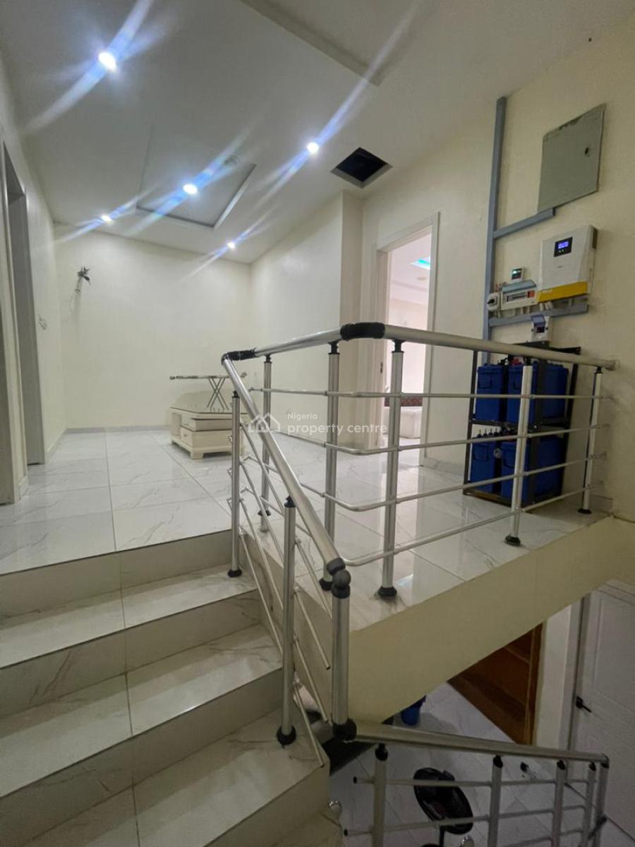 Furnished Service 4bedroom Terrace Duplex with Inverter, Ikota, Lekki, Lagos, Terraced Duplex for Rent