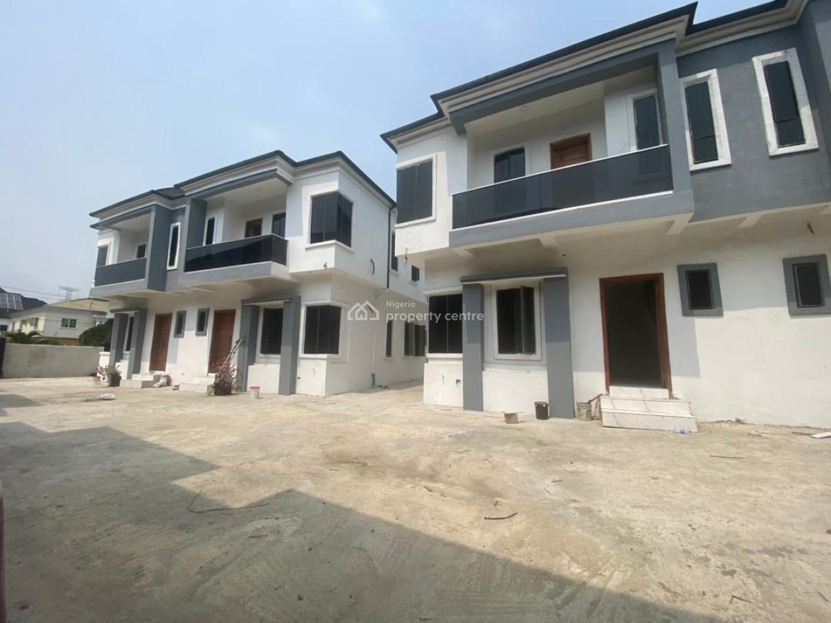 4 Bedroom Terrace Duplex with Bq, Chevron, Lekki, Lagos, Terraced Duplex for Rent