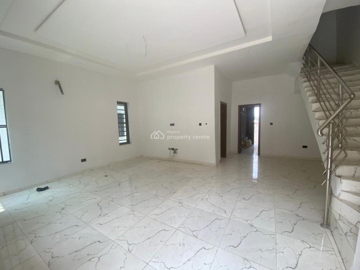 4 Bedroom Terrace Duplex with Bq, Chevron, Lekki, Lagos, Terraced Duplex for Rent