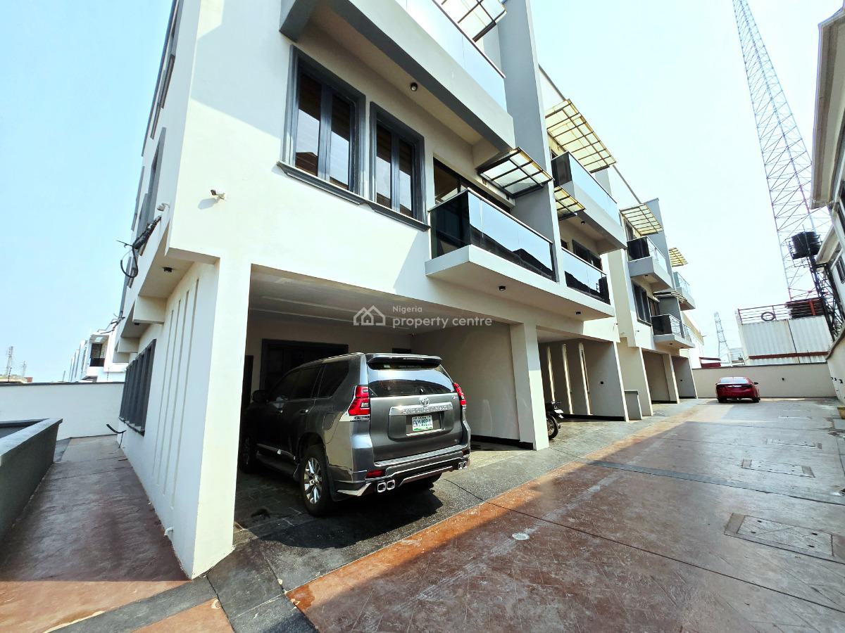 Brand New 4 Bedroom Terrace Duplex, Osapa, Lekki, Lagos, Terraced Duplex for Sale