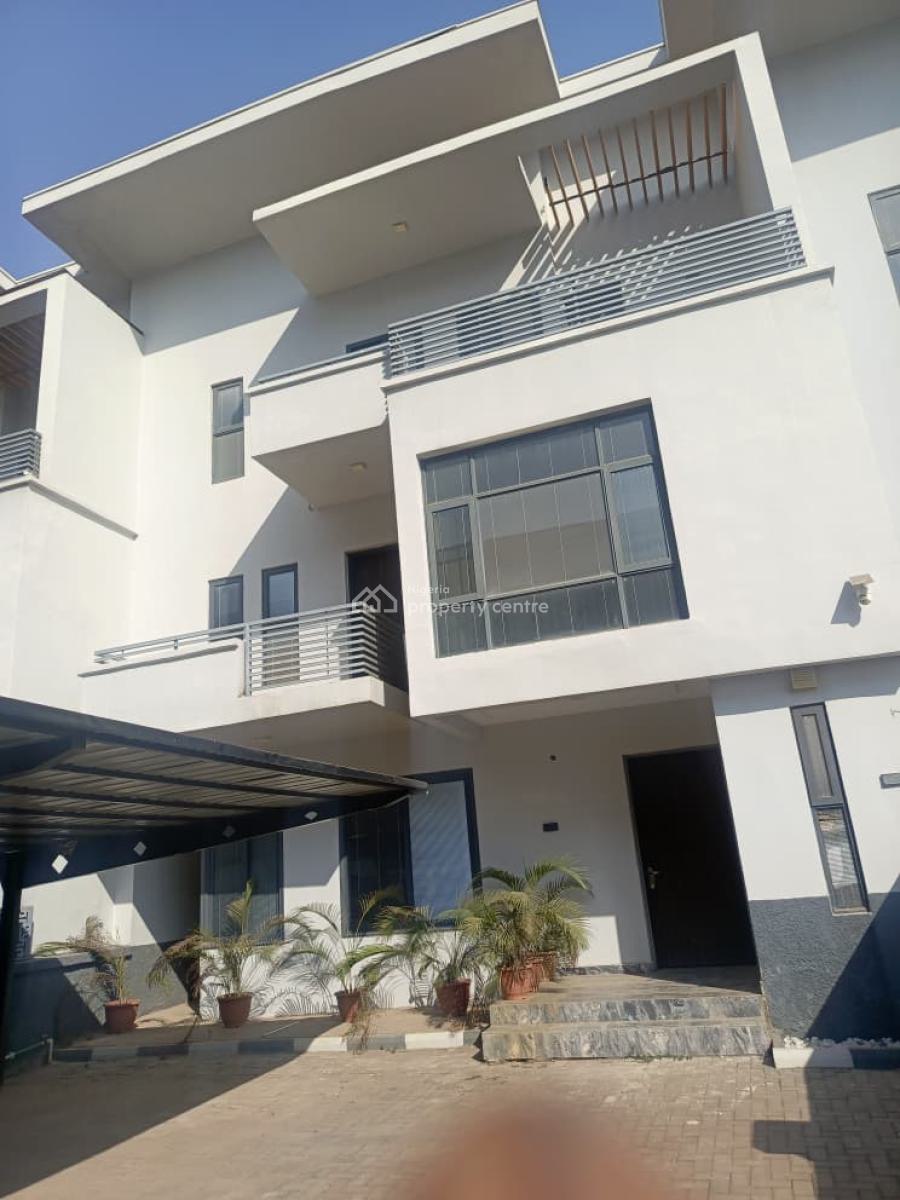 Luxury 4 Bedroom Terrace Duplex with Bq, Off Coza, Guzape District, Abuja, Terraced Duplex for Rent