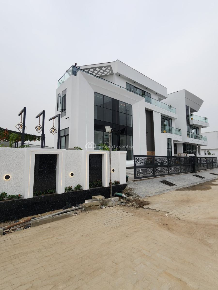Luxury 5 Bedroom Detached Duplex with Bq, Pool, Cinema, Chevron, Lekki, Lagos, Detached Duplex for Sale