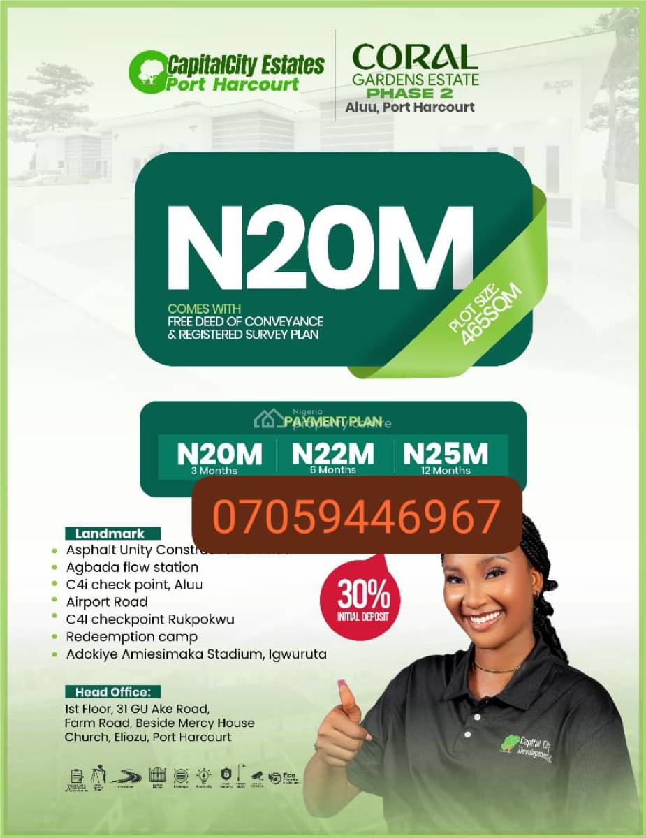 Plots of Luxury Land, Aluu, Close to The International Airport, Ikwerre, Rivers, Mixed-use Land for Sale