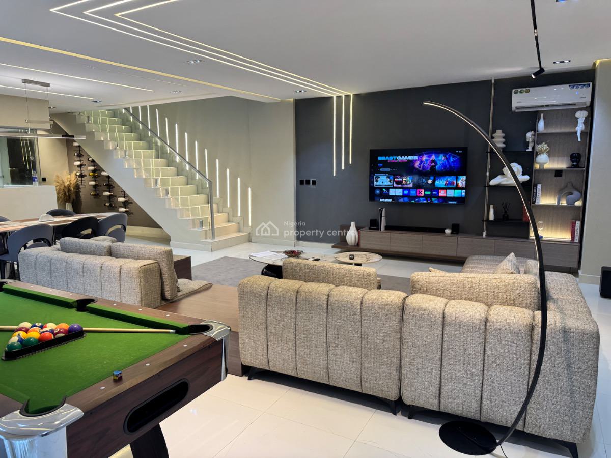 Fancy 3 Bedrooms with Ps5 and Snooker, Richmond Pearl Estate, Lekki Phase 1, Lekki, Lagos, Flat / Apartment Short Let