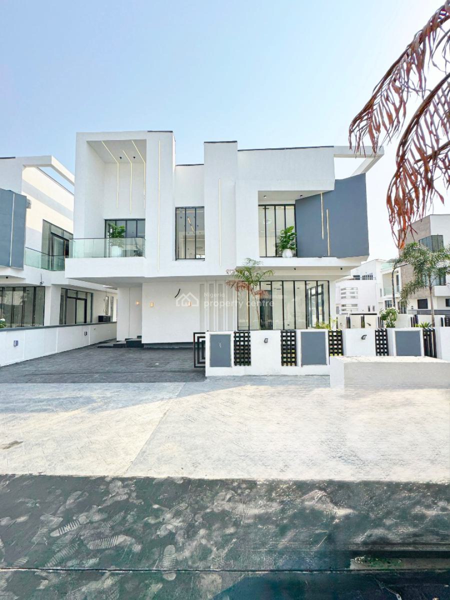 Newly Built 5 Bedroom Fully Detached Duplex with Bq, Chevron, Lekki, Lagos, Detached Duplex for Sale
