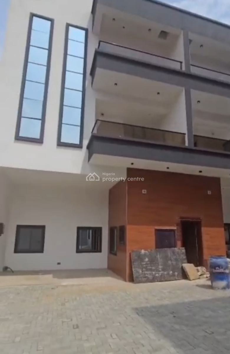 Serviced Newly Built 4 Bedroom Terrace Duplex with a Room Bq Estate, Off Allen Ikeja By Alade Market, Allen, Ikeja, Lagos, Terraced Duplex for Rent